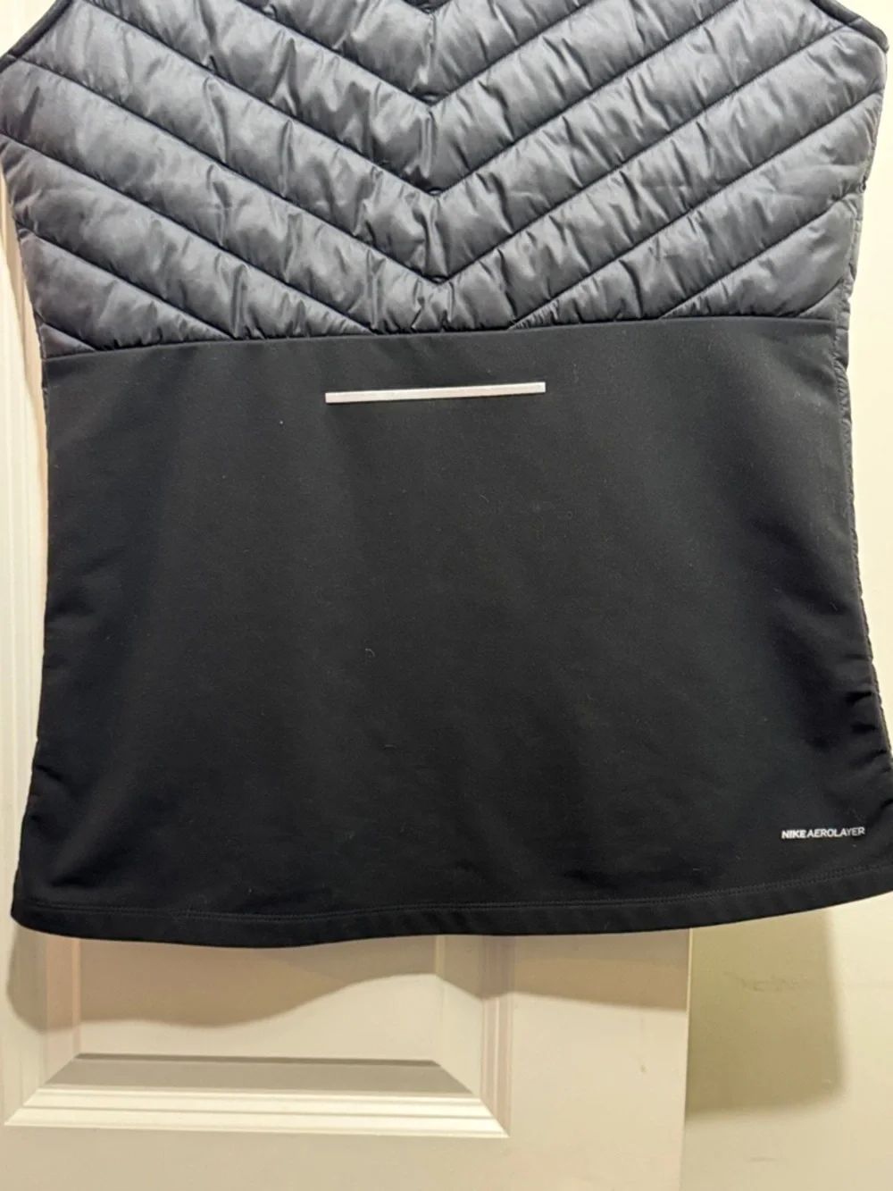 Nike Black Quilted Sleeveless Performance Vest